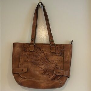 Patricia Nash Maps Bag Italy